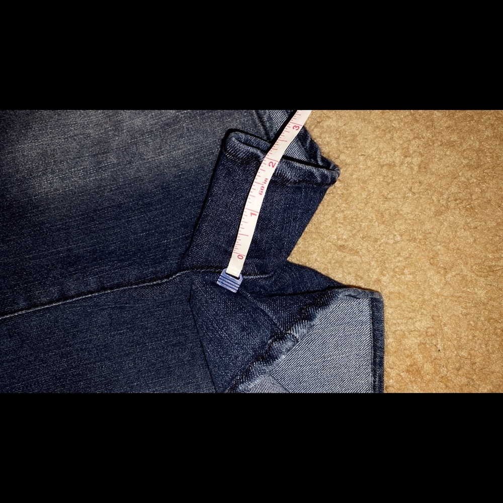 8 button high rise denim shorts - Picture 4 of 6